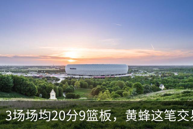 3场场均20分9篮板，黄蜂这笔交易捡到宝了